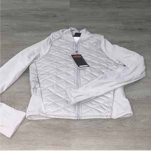 Women’s Adidas gray zip up